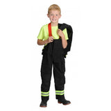 Aeromax Jr. Firefighter Suit – Black | Kids Costume