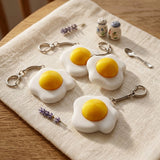 Fried Egg Clicker Keychain
