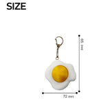 Fried Egg Clicker Keychain