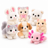 Zorbitz Mini Fuzz-Amals Fuzzy Animal Collectible – Assorted