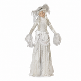 Ghostly Lady Girls Costume – Tattered Dress & Wig Set
