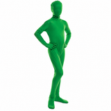 Green Second Skin Bodysuit Costume for Kids | Karnival Costumes