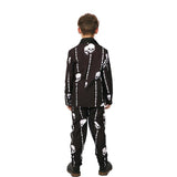 Skeleton Grunge Black Kids Suit Costume | Suitmeister by OppoSuits