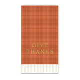 Give Thanks Dinner Napkins By My Mind's Eye