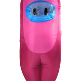Pink Sus Crewmate Inflatable Child Costume | Studio Halloween