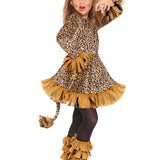 Feisty Leopard Girl Kids Costume – Medium 8-10 by Palamon