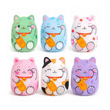 Top Trenz Bubble Stuffed Mystery Mini Lucky Cats Squishy