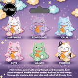 Top Trenz Bubble Stuffed Mystery Mini Lucky Cats Squishy