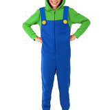 Super Mario Luigi Onesie Costume for Kids | OppoSuits