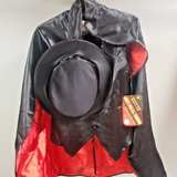 Aeromax Jr. Magician Costume with Top Hat – Kids One Size