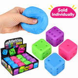 Marshmallow Neon Dice 2" Squishy | Assorted Colors