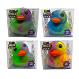 Fun Doh SquishZilla Mega Tie-Dye Duck Jelly Squishy – 5"