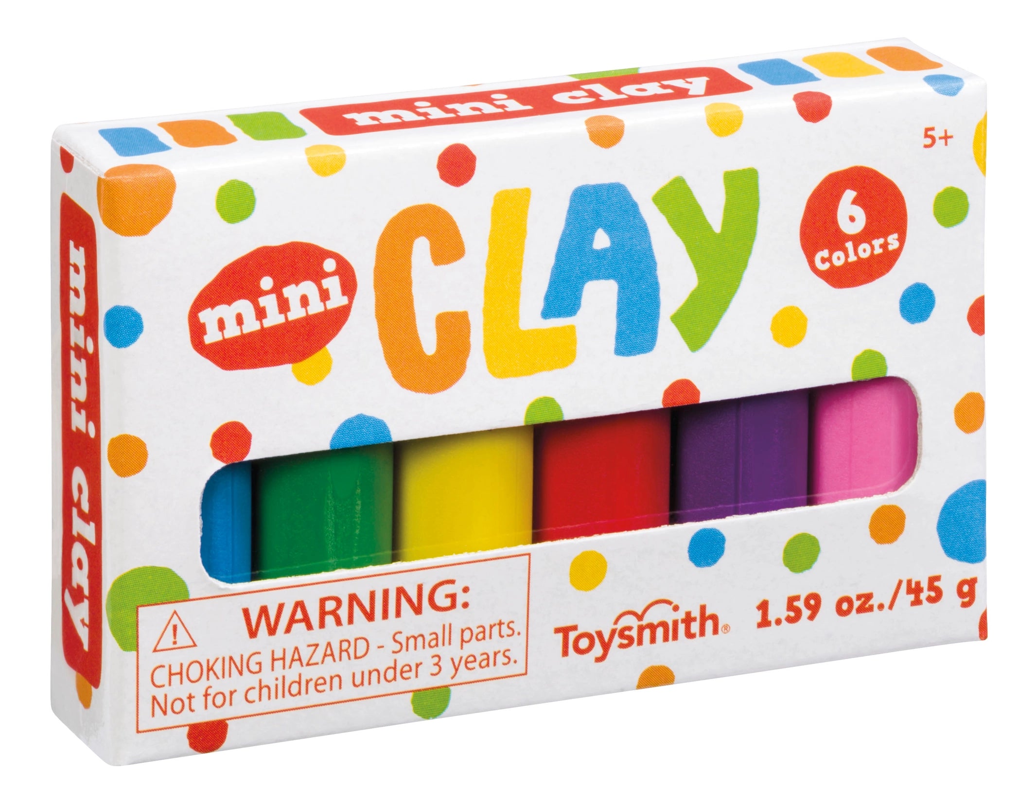 Mini Clay Collection 🎨 Toysmith Mini Clay Set (6 Colors) – Affordable Treasures CA