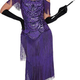 Dreamgirl Miss Ritz Purple Flapper Costume – Adult