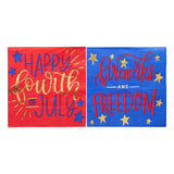 Modern Patriotic Cocktail Napkins