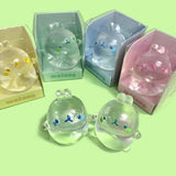 Molang Clear Mochi Squishy – Assorted Pastel Colors