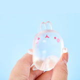 Molang Clear Mochi Squishy – Assorted Pastel Colors