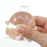 Molang Clear Mochi Squishy – Assorted Pastel Colors
