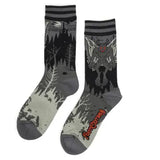 🖤 Mothman Crew Socks  By FootClothes