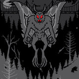 🖤 Mothman Crew Socks  By FootClothes