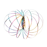 Mozi Geometric Stainless Steel Sensory Spring Toy – Iridescent- Fidget Toy