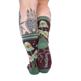 Mystic Mushrooms Adult Crew Socks One Size Fits Most By FootClothes