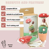 Mushroom Needle Felting Activity Kit By Woolbuddy