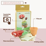 Mushroom Needle Felting Activity Kit By Woolbuddy