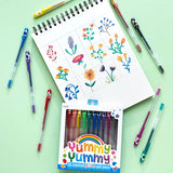 Yummy Yummy Scented Glitter Gel Pens, 12 Count By Ooly