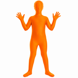 Orange Second Skin Full-Body Bodysuit Costume for Kids | Karnival Costumes