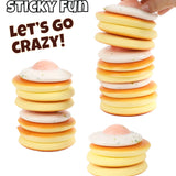 Grabie Fluffy Egg Pancakes – Scented Slow-Rise Foam Squishy