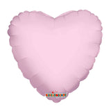 💗 Pastel Pink Heart Foil Balloon – 18"