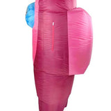 Pink Sus Crewmate Inflatable Child Costume | Studio Halloween