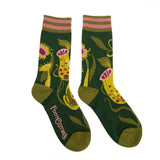 Pitcher Plant Adult Crew Socks One Size Fits Most By FootClothes