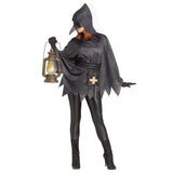 Plague Doctor Poncho Adult Costume with Mask & Belt