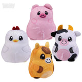 2.75" Sugar Squeeze Plush Farm Animals – Squishy Plush Fidget Toy