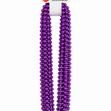 Purple Party Bead Necklaces – 12 Pack