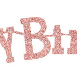 11" Diamond Sparkle Happy Birthday Banner – Rose Gold
