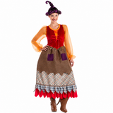 Goofy Salem Sister Mary Witch Costume for Women
