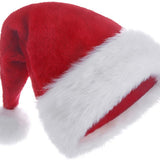 Deluxe Plush Santa Hat 17" – Adult Sizes S, M, L & XL