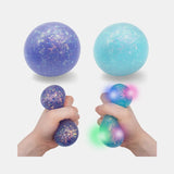 Scrunchems Galaxy Light Up Gel Squish Ball | One For Fun