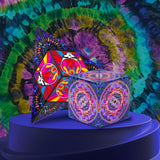 2.4" Shashibo Magnetic Puzzle Cube – Haight-Ashbury Grateful Dead Design- Fidget Toy
