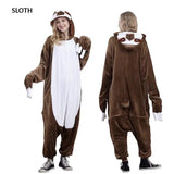 Sloth Kigurumi Adult Unisex Onesie Pajama Costume – Jammies For Parties