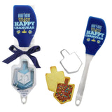 Hanukkah Spatula & Dreidel Cookie Cutter Set – 12" by Rite Lite