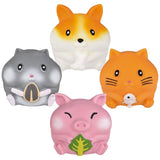 Chubby Squad Animal Squishies – Slow-Rising Marshmallow Foam – Assorted