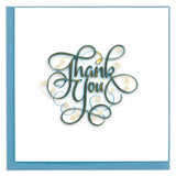 Thank You Greeting Card by Quilling Card