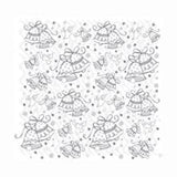 💍 Metallic Wedding Bells Gift Wrap Roll – 30" x 5 ft