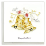 Wedding Bells Greeting Card by Quilling Card