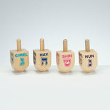Small Natural Wood Dreidel (Rite Lite Item DRL-1-BULK)
