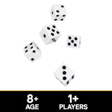 Black and White Dice, 5-Count Set By Spin Master Games